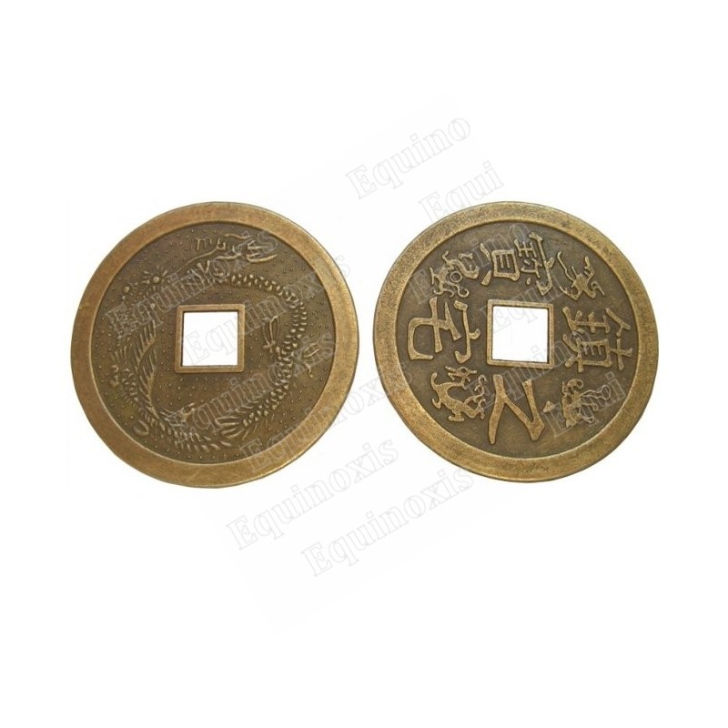 Pièces chinoises Feng-Shui – 44 mm – Lot de 20