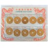 Set de pièces Feng-Shui – Set de 10 pièces chinoises packagées