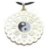 Pendentif Feng-Shui – Pa Koua & Tao – Argent vif