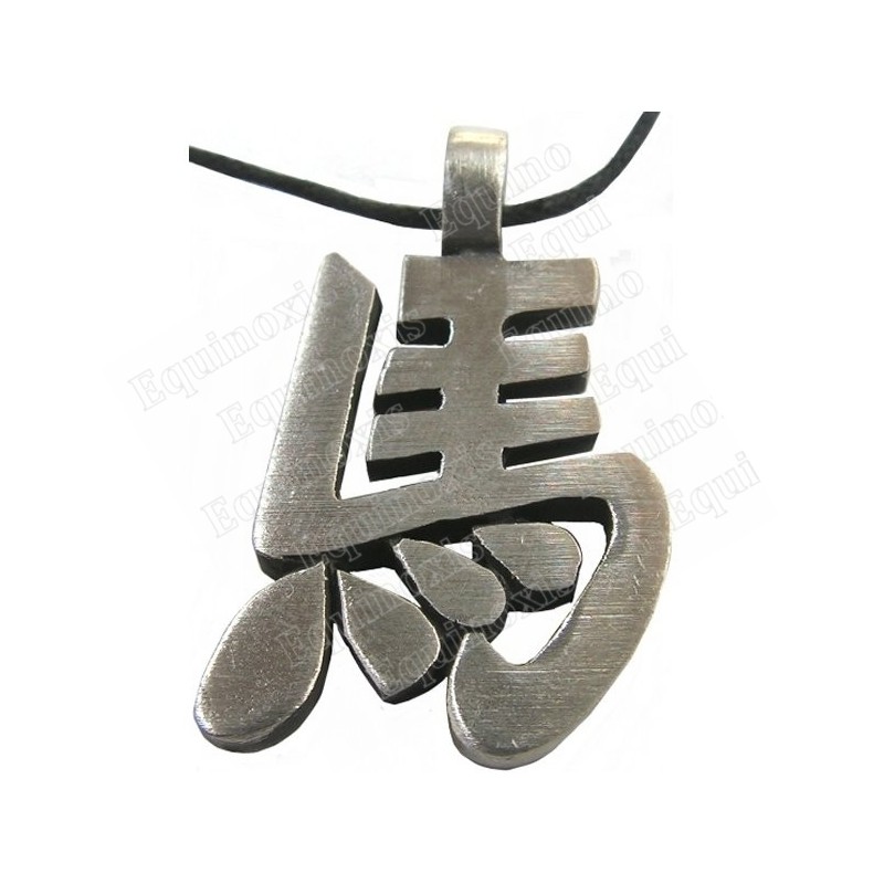 Pendentif Feng-Shui – Pendentif astrologique chinois – Cheval
