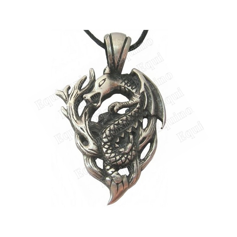Pendentif Feng-Shui – Dragon élémental – Bois