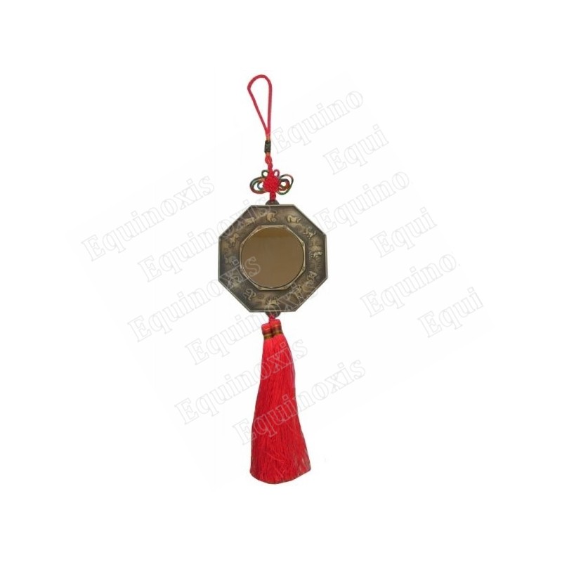 Miroir Feng-Shui – Miroir Feng-Shui Yin Yang avec signes zodiacaux – GM