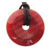 Pendentif pierre – Donut – Cornaline