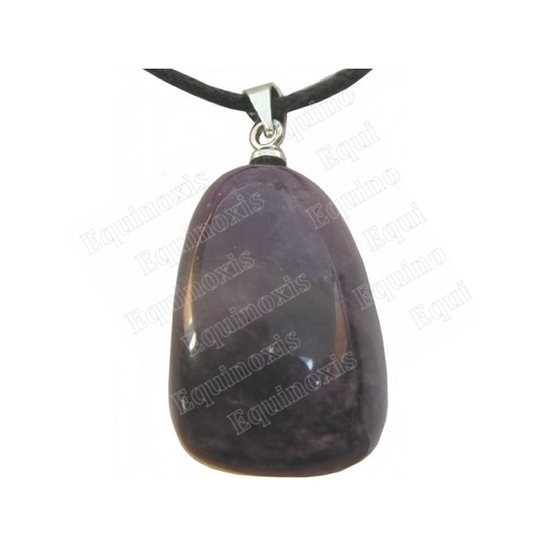 Pendentif pierre – Pierre roulée – Améthyste