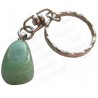 Porte-clefs pierre – Pierre roulée – Aventurine verte