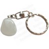 Porte-clefs pierre – Pierre roulée – Cristal de roche