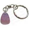 Porte-clefs pierre – Pierre roulée – Fluorite