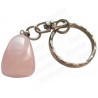 Porte-clefs pierre – Pierre roulée – Quartz rose