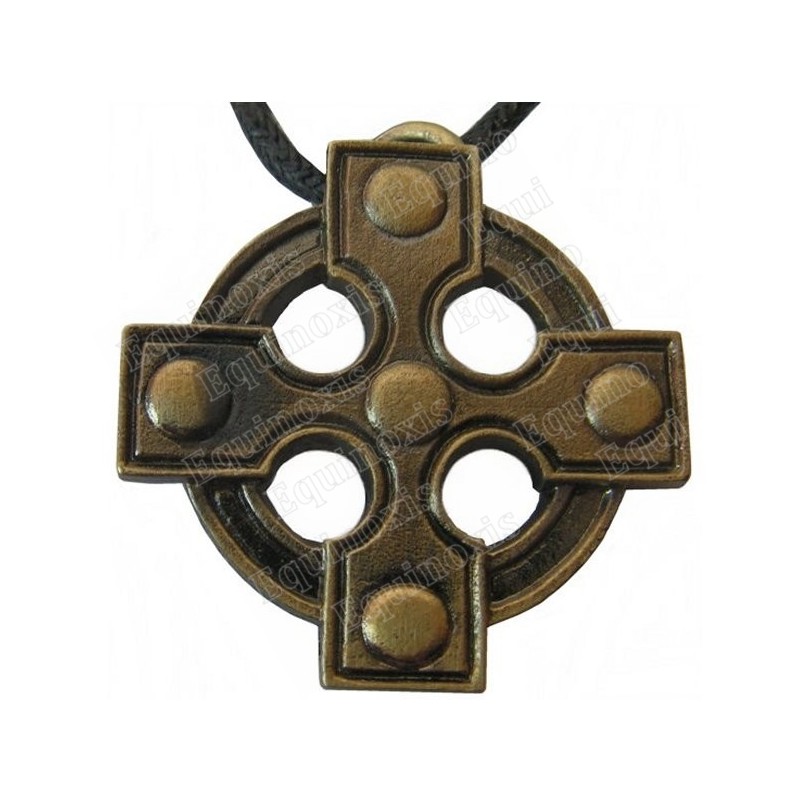 Pendentif celtique – Croix celtique 2 – Bronze antique