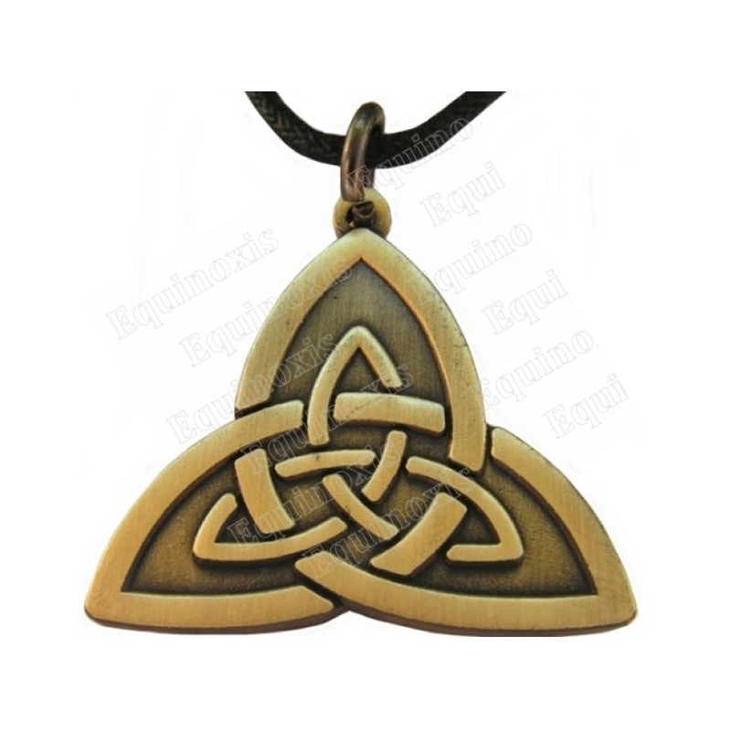 Pendentif celtique – Triquetta – Bronze antique