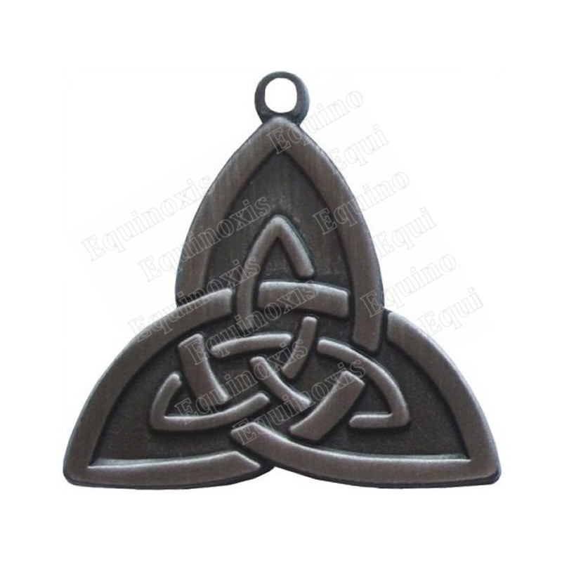 Pendentif celtique –Triquetta – Argent patiné