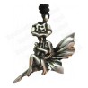 Pendentif fée – Fée avec rose