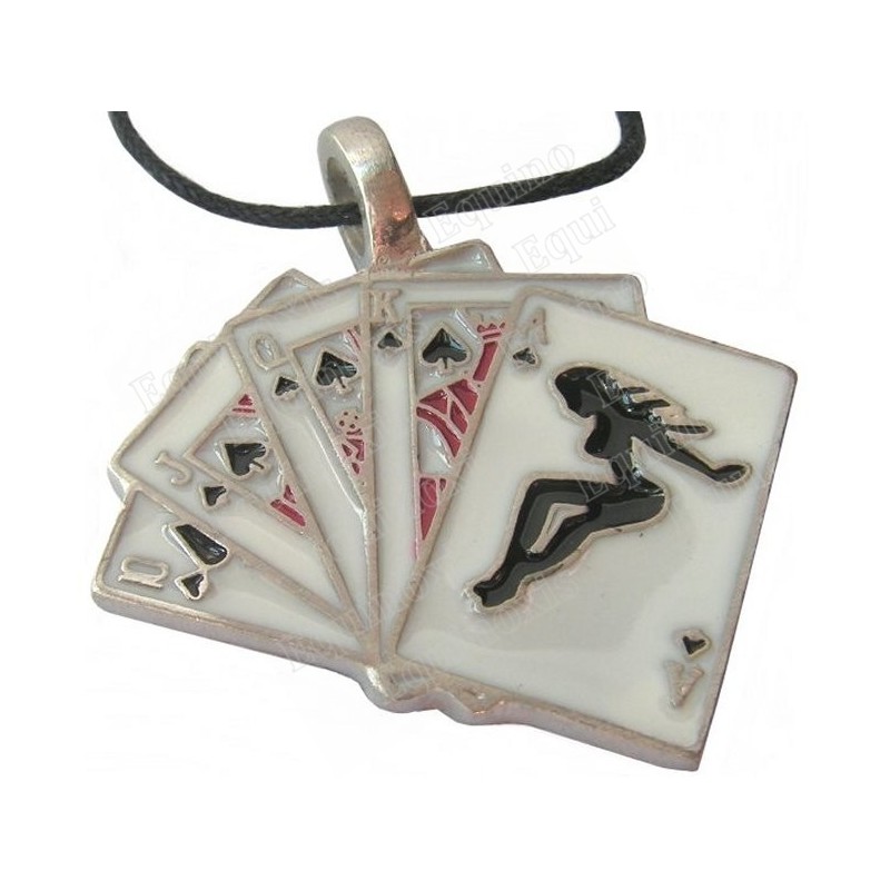 Pendentif Poker – Quinte flush royale