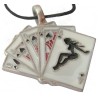 Pendentif Poker – Quinte flush royale