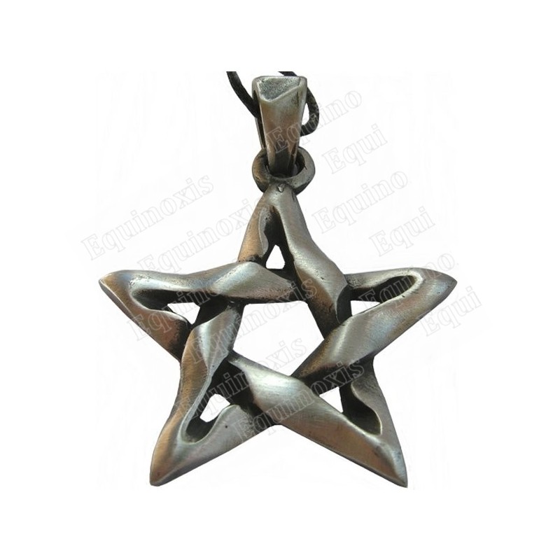 Pendentif symbolique – Pentagramme torsadé