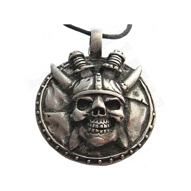 Pendentif viking – Pendentif viking 20 – Tête de viking squelette