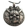 Pendentif viking – Pendentif viking 20 – Tête de viking squelette