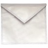 Tablier maçonnique en simili-cuir – Apprenti / Compagnon – 33 cm x 33 cm