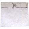 Tablier maçonnique en simili-cuir – Apprenti / Compagnon – 33 cm x 33 cm