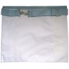 Tablier maçonnique en simili-cuir – RER – Compagnon – Moire 1 cm