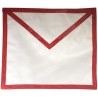 Tablier maçonnique en en simili-cuir – REAA – Compagnon – Moire 1 cm