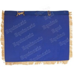 Tablier maçonnique en cuir – GLNF – Grande tenue provinciale – Brodé main