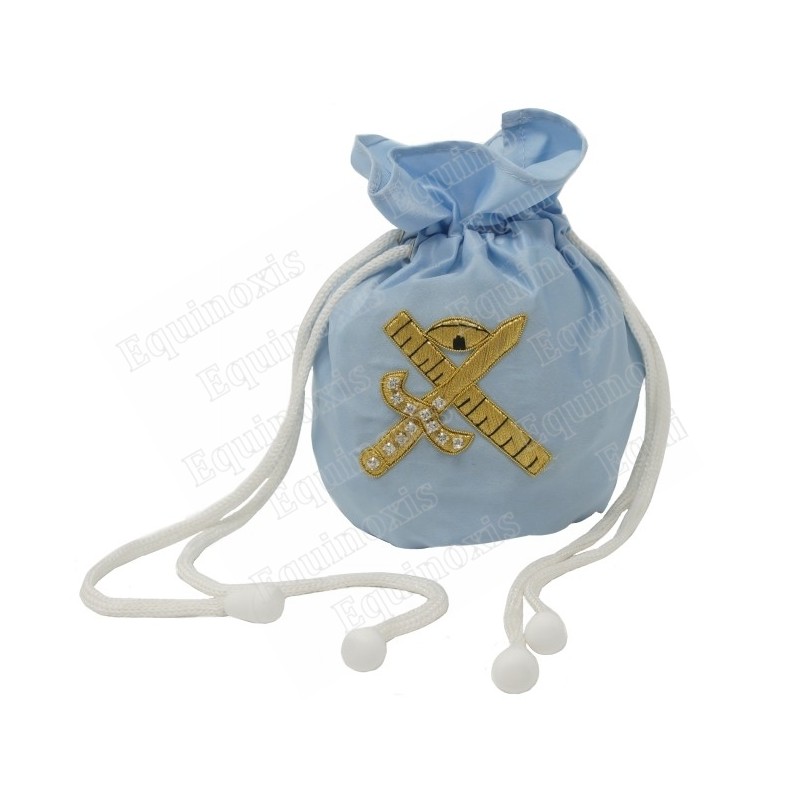 Sac aux  propositions – Satin bleu
