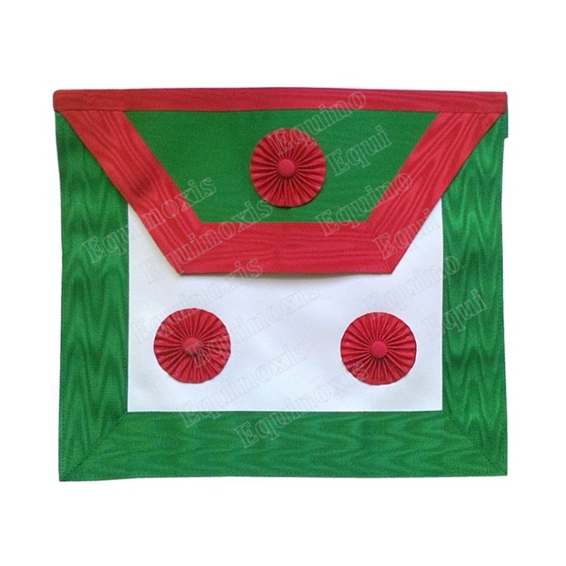 Tablier maçonnique en simili-cuir – RER – Maître Ecossais de Saint André