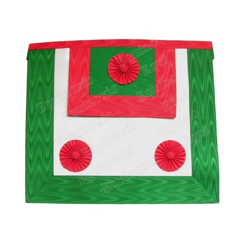 Tablier maçonnique en simili-cuir – RER – Maître Ecossais de Saint André (MESA)
