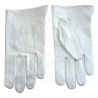 Gants maçonniques cuir – Blancs – Taille S