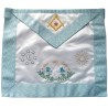 Tablier maçonnique en satin – Rite Français Traditionnel – Maître 1