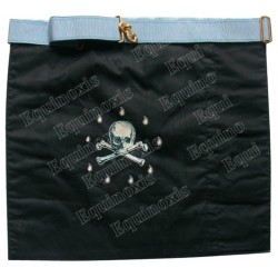 Tablier maçonnique en satin – Rite Français Traditionnel – Maître 1