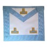 Tablier maçonnique en simili-cuir – RER – Vénérable Maître – 3 taus