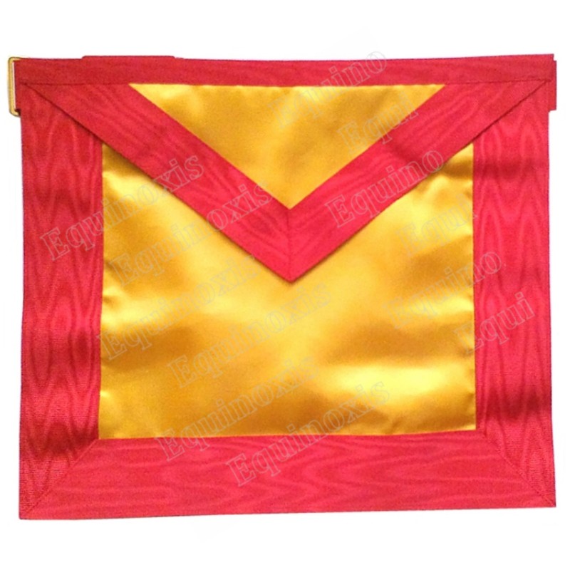 Tablier maçonnique en satin  – REAA – 17ème degré – Chevalier d'Orient et d'Occident