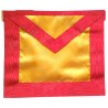 Tablier maçonnique en satin  – REAA – 17ème degré – Chevalier d'Orient et d'Occident