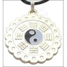 Pendentif Feng-Shui – Pa Koua & Tao – Argent vif – Vente grossiste