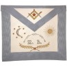 Tablier maçonnique en cuir – Rite Français Traditionnel – Maître – GLTSO