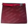 Tablier maçonnique en simili-cuir – La Marque – Vénérable Maître – Dos